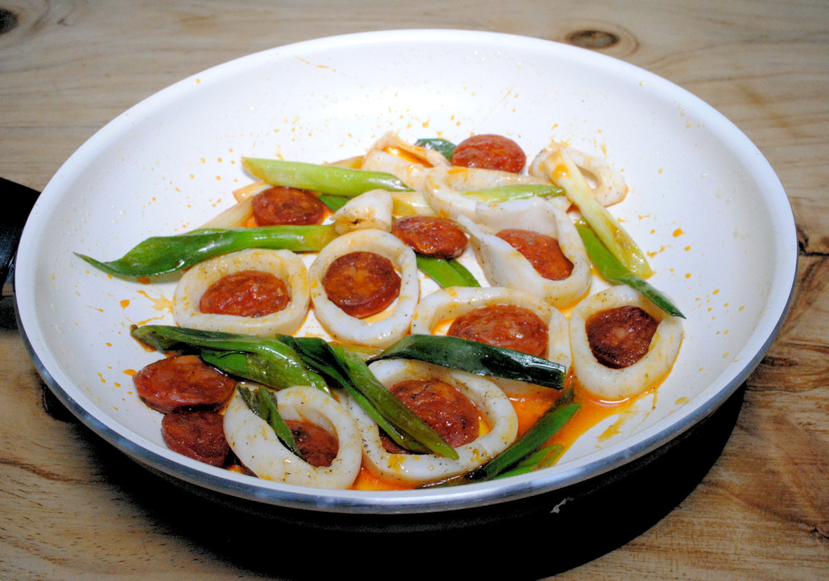Squid And Chorizo | Recipe | Cuisine Fiend